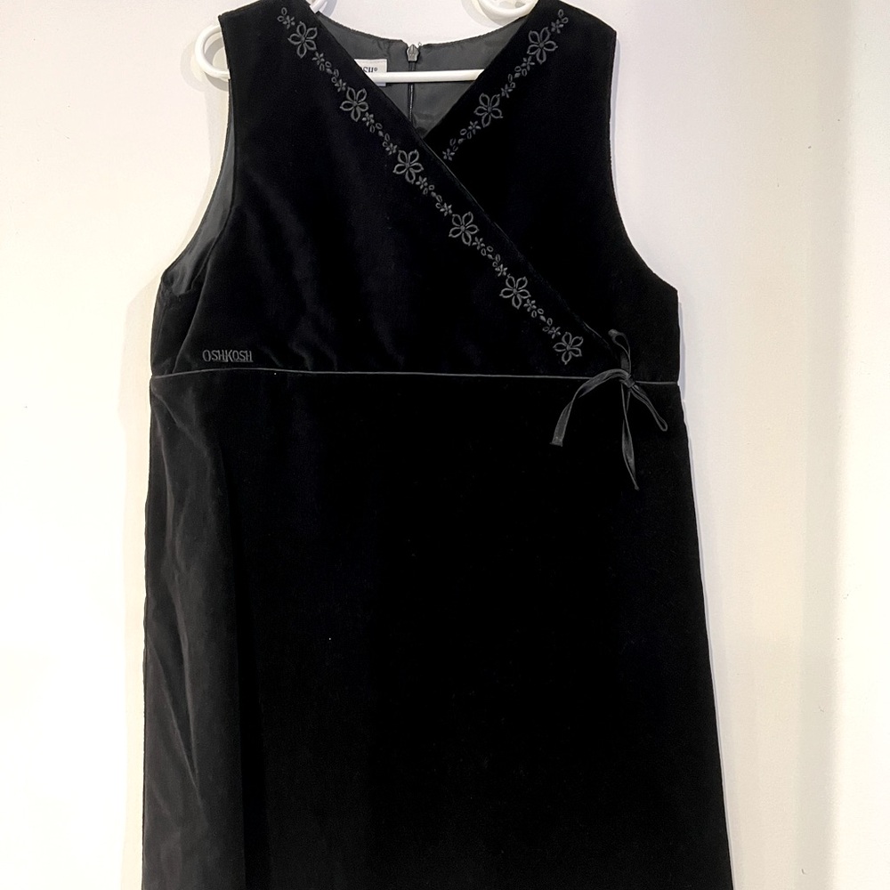OshKosh velvet black size 10 dress